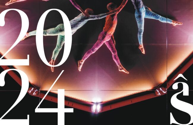 photo de danseurs·ses avec écrit par-dessus rapport d'activités 2024